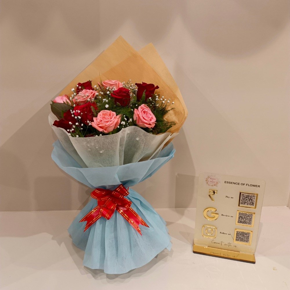 Pink,Red Rose Bouquet
