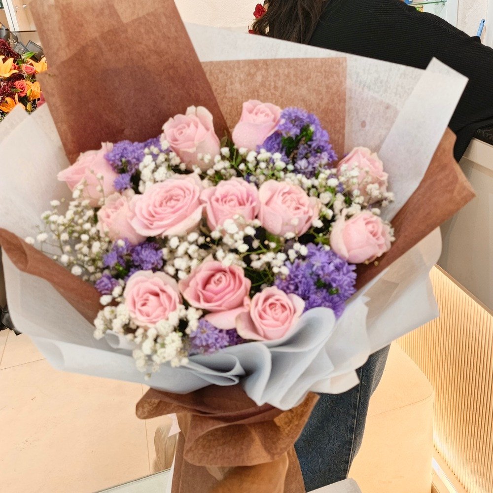 Water Pink & Purple Bouquet