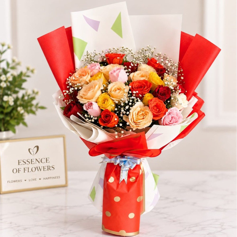 ✨ Multi-Colour Rose Bouquet✨