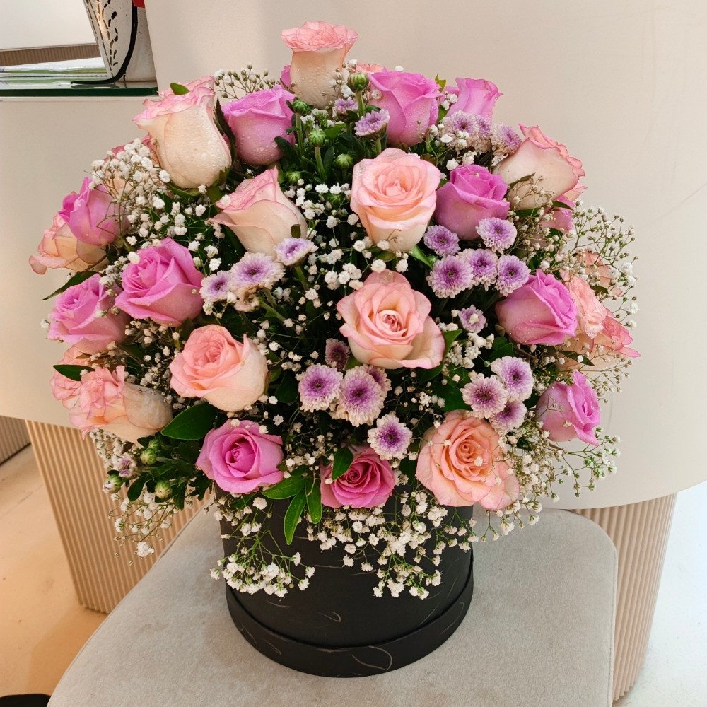 ✨ Premium Pink Rose Arrangement ✨