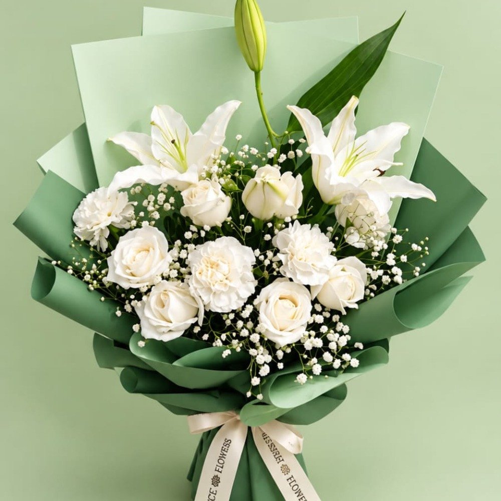 ✨ PREMIUM WHITE BOUQUET ✨
