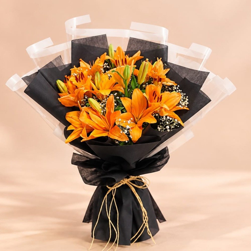 Orange Lily Bouquet 🧡