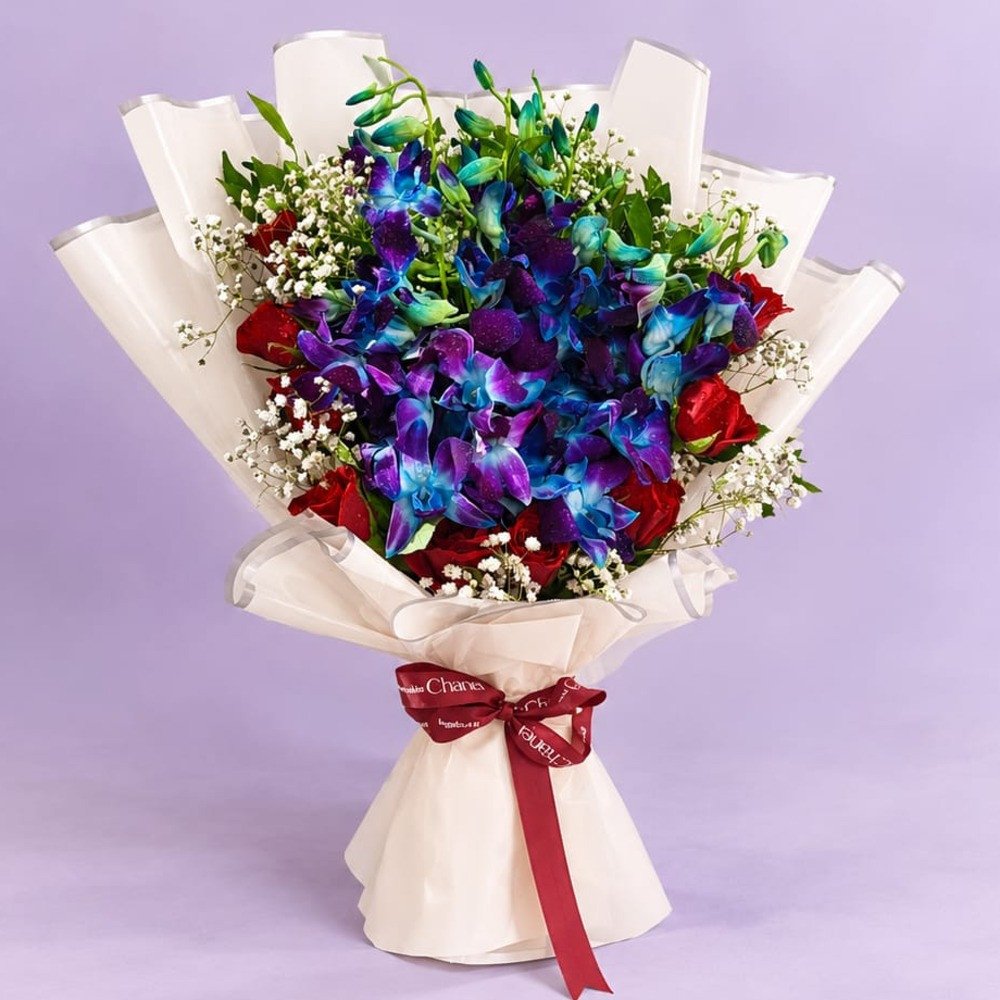 Orchid,Rose,Bouquet
