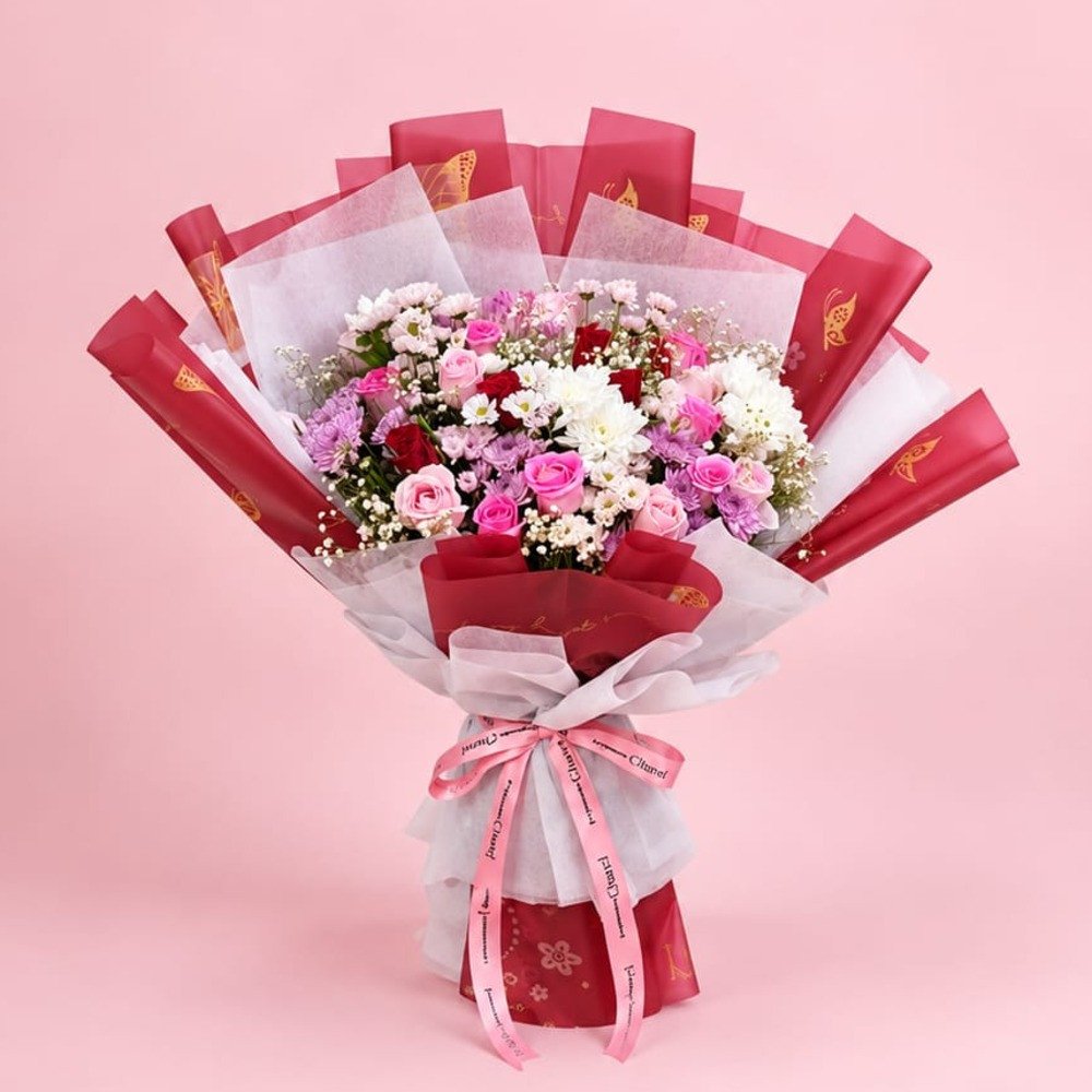 Pink & Purple Premium Bouquet