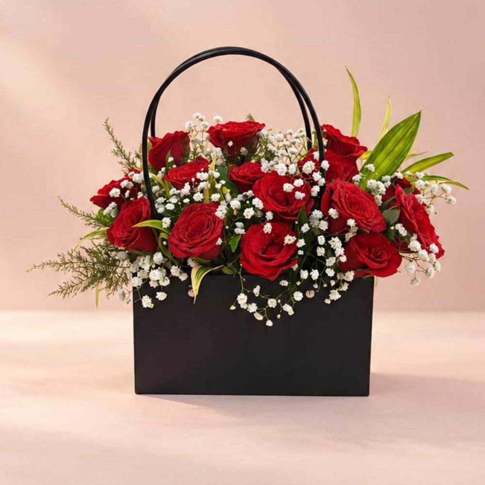 Luxury Red Rose Box Arrangement ❤️