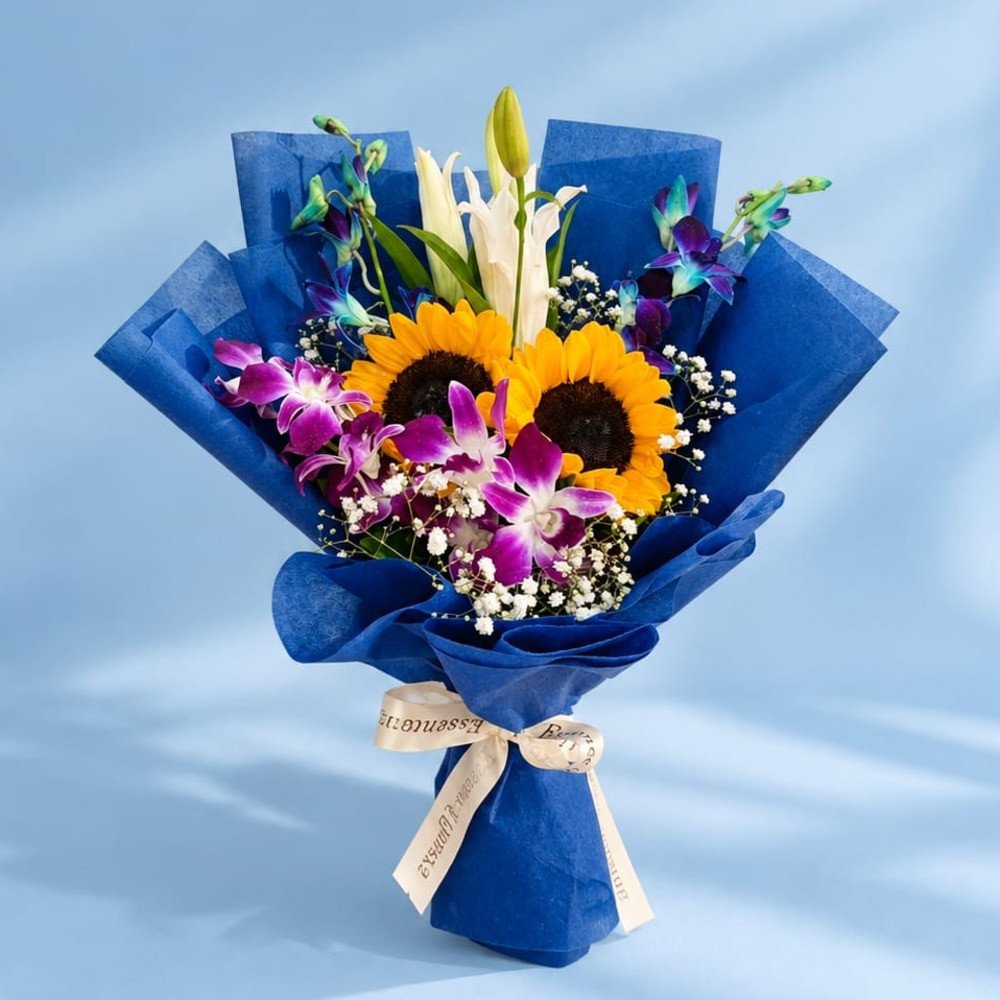 💙 Royal Blue Exotic Bouquet 💙