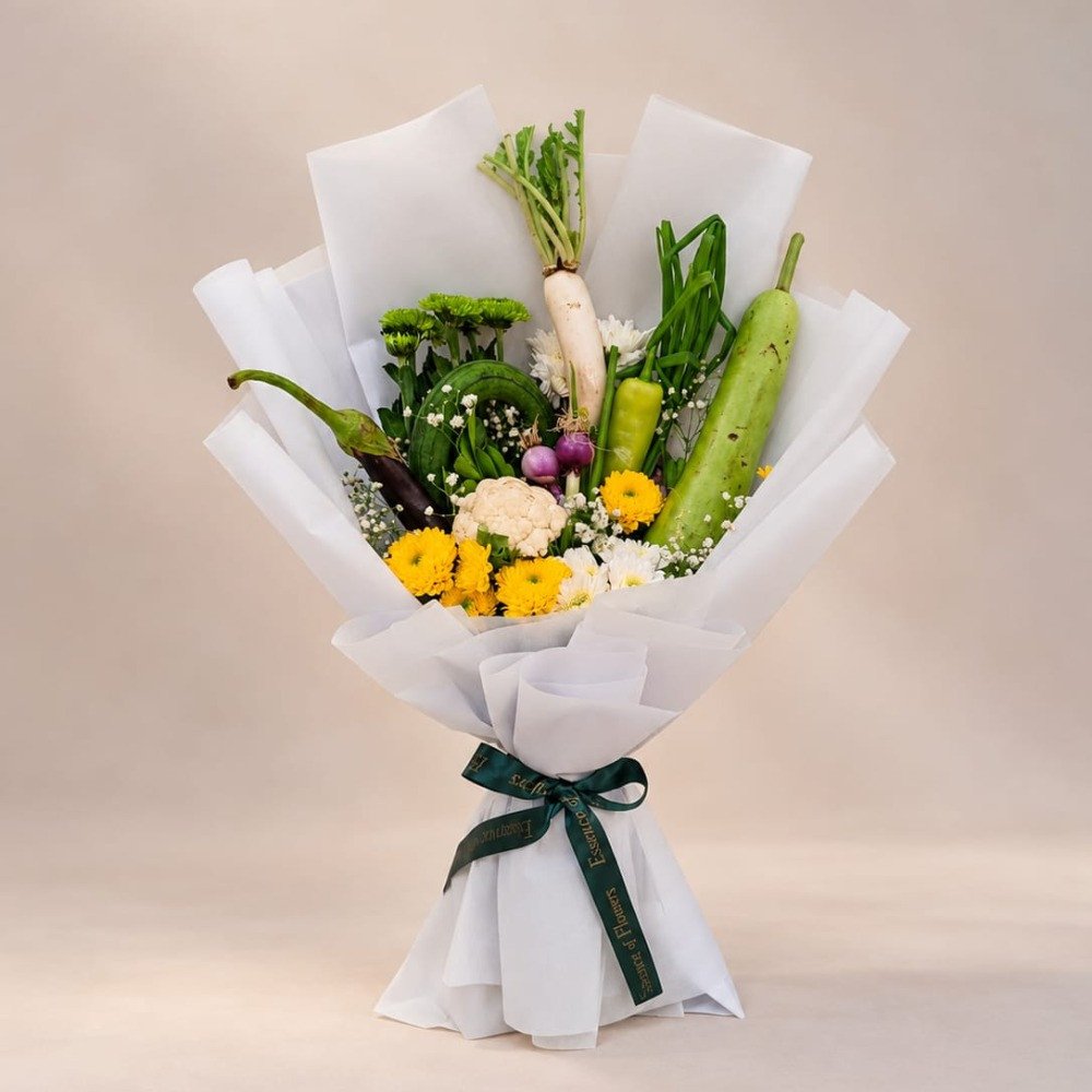🌱 Fresh Seasonal Vegetables Flower Bouquet