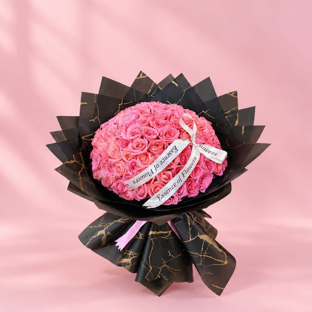 Premium Pink Rose Bouquet 💗✨