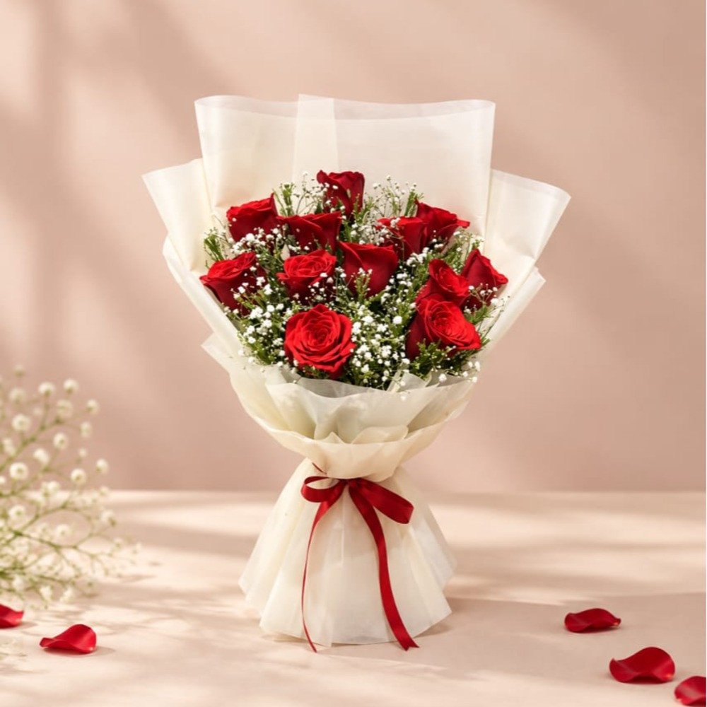 ❤️ Classic Red Rose Bouquet