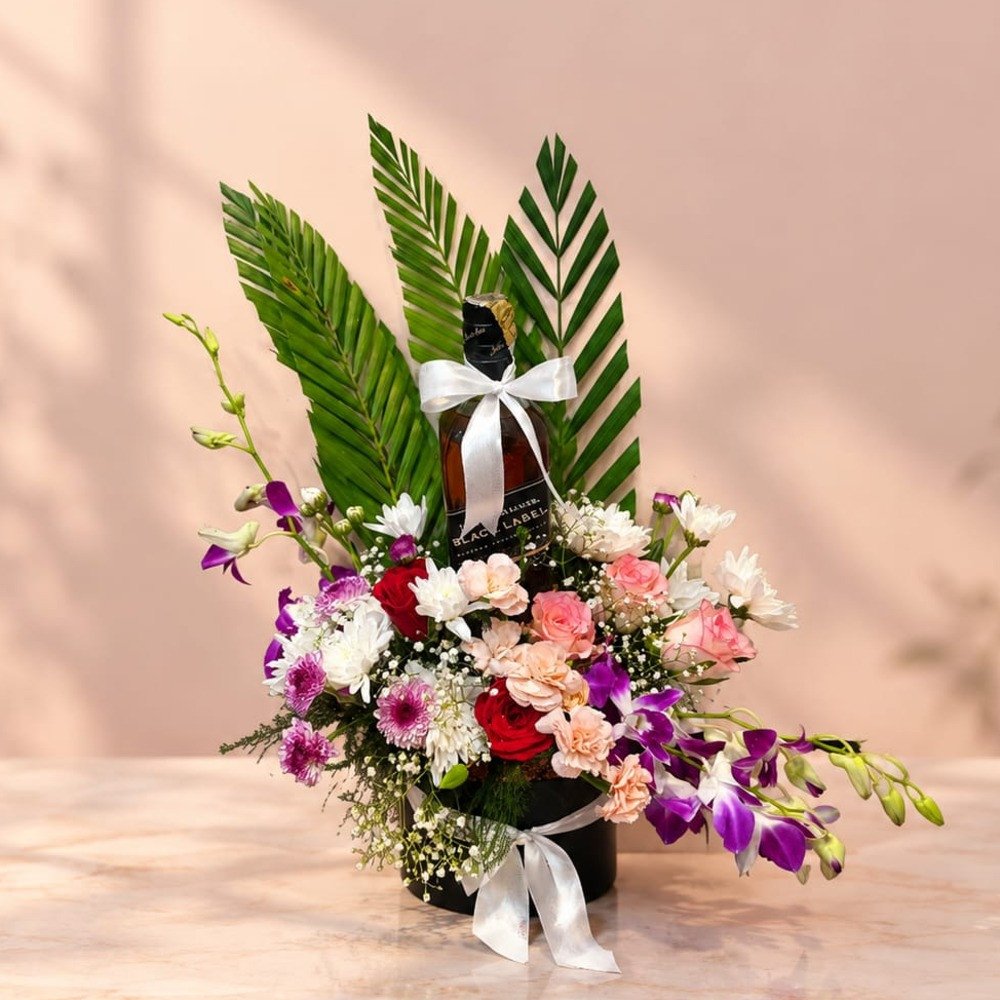 Luxury Floral & Premium Gift Arrangement