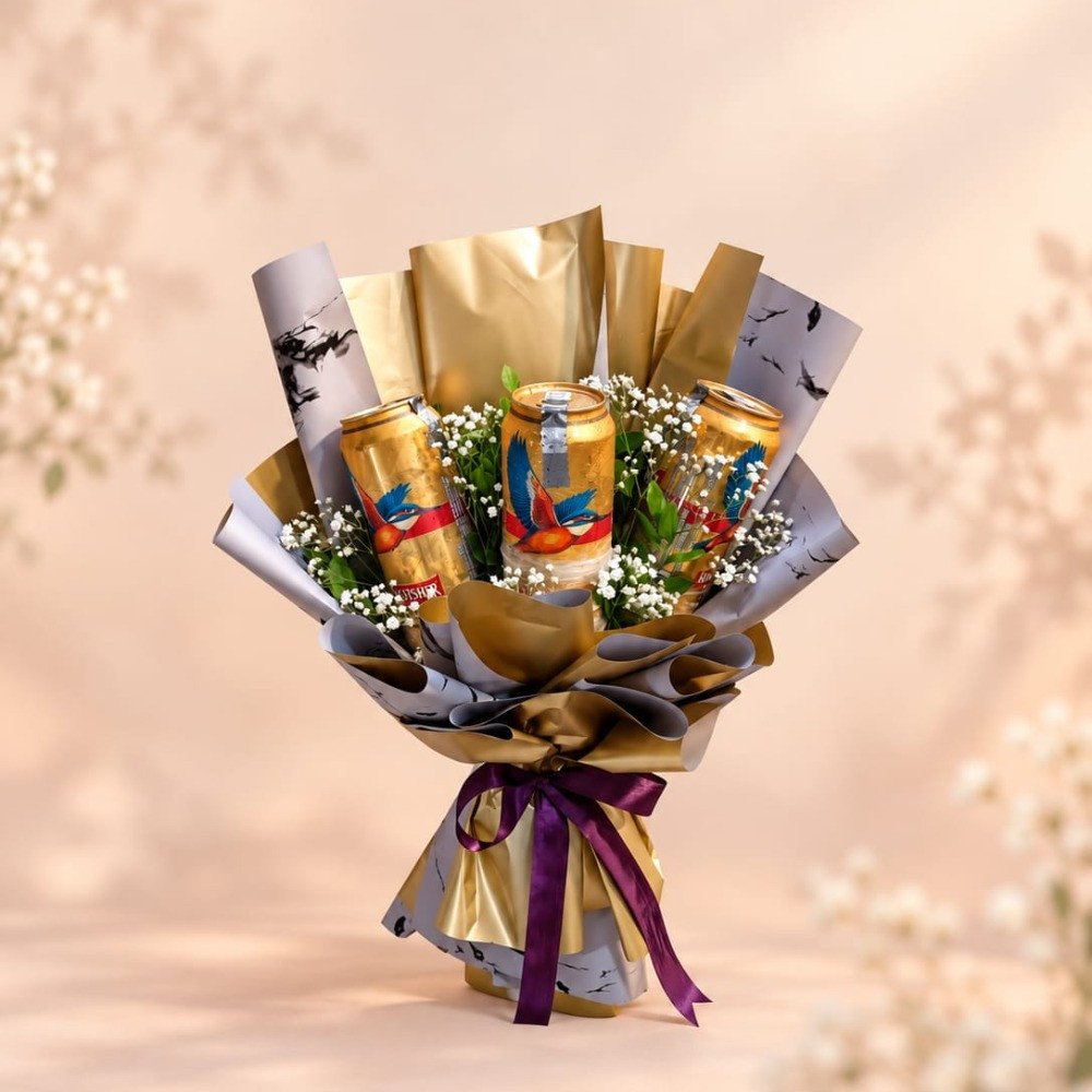 Premium Beverage Bouquet 🍻💐