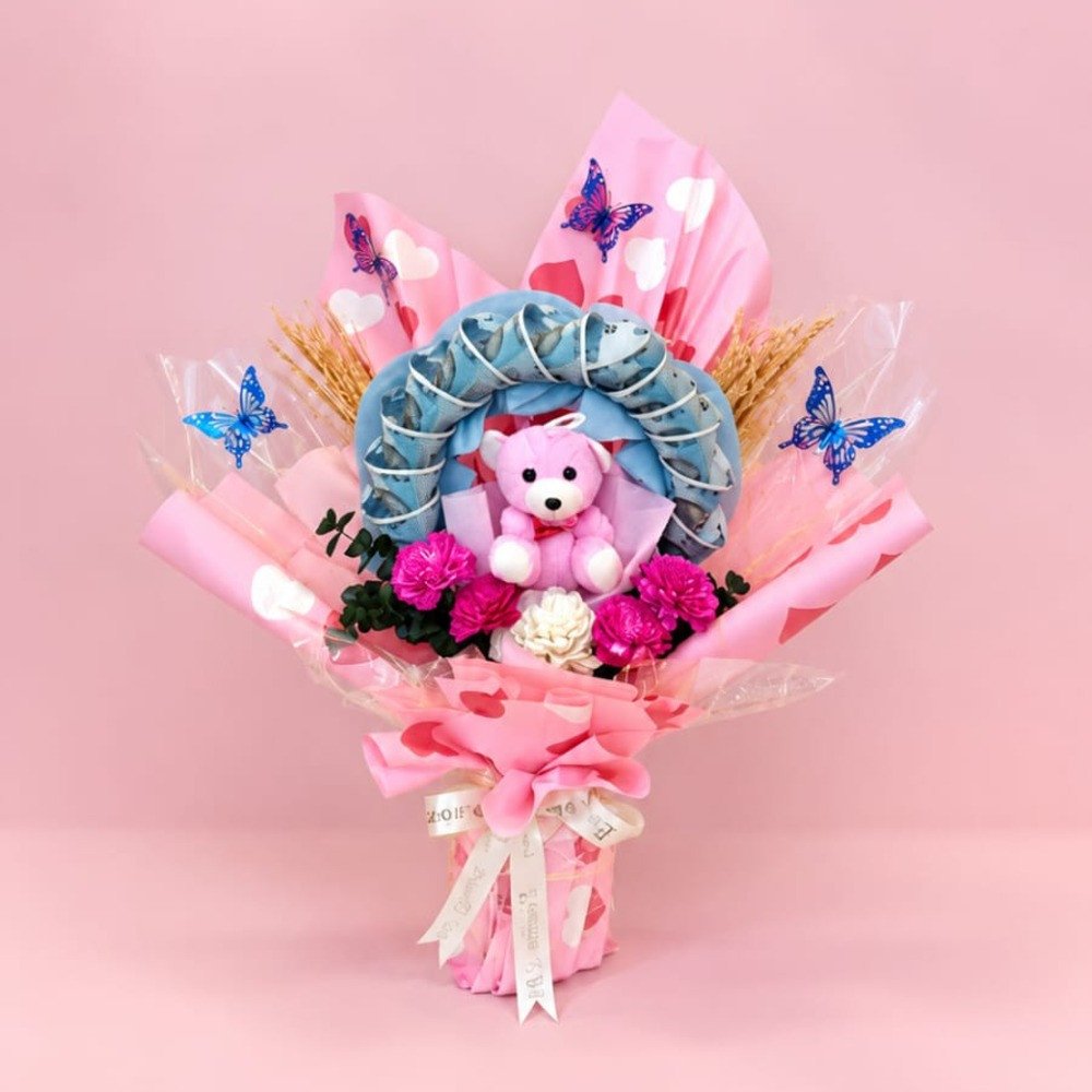 Pink Teddy Money Bouquet 💕🧸